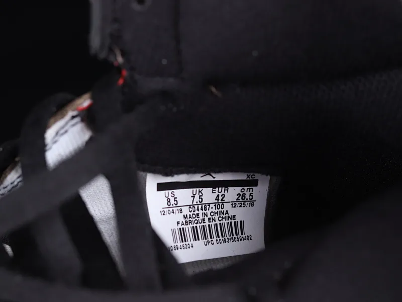 All Categories Air Jordan Jordan Series Basketball Shoes Air Jordan 1 High OG Version Travis Scott x Air Jordan 1 High OG AJ1 Reverse Hook Limited Edition CD4487-100